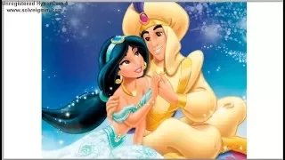 Jasmine and Aladdin 💑💖🌛 Coloring Pages Cartoon #1 🎨🎨💐  Жасмин Раскраска Мультик #1 🎨🎨💐