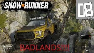 Snowrunner Pix3lmonkeys BADLANDS!!!! 2017 FORD f150 RAPTOR!!