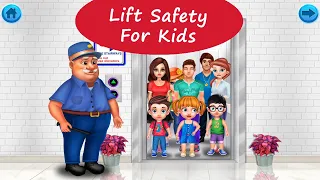 Lift Safety For Kids - Learn How to Use the Elevator Properly! | Safety Games