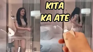 KITA PALA SA LABAS SI ATE! LAGOT NA PAG NAHULI SI LODI!