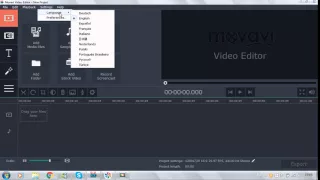 Movavi Видеоредактор 11 Как сменить язык интерфейса