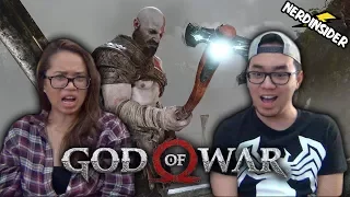 GOD OF WAR PS4 GAMEPLAY TRAILER REACTION E3 2017