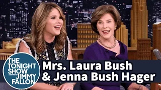 Mrs. Laura Bush and Jenna Bush Hager on George W. Bush's Painting