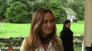 Diane Farr red carpet interview at 2014 Hamptons International Film Festival