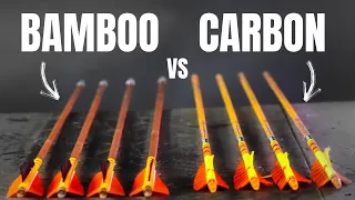 Bamboo vs Carbon Arrows --- "WHICH IS BEST?"  &  (The basic differences)