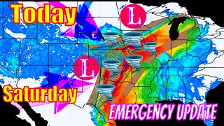 Emergency Update! HUGE Changes! Strong Tornadoes, Very Large Hail