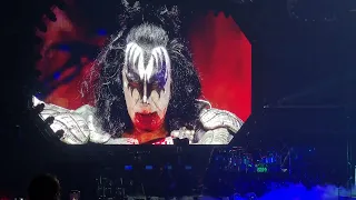 Kiss -  Bass Solo by Gene Simmons  & God Of Thunder - Live, Arena Zagreb, 2022.