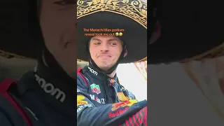 It was his idea to wear the sombrero 😭😭 | #f1 #shorts #f1shorts #maxverstappen