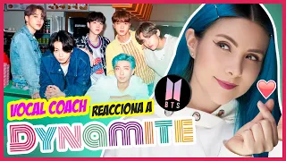 BTS  Dynamite | VOCAL COACH REACCIONA | Gret Rocha