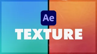 Add TEXTURE Easily to any Motion Graphics or Animation | After Effects Tutorial