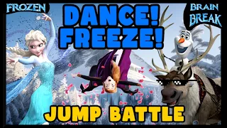 Frozen Brain Break! Freeze Dance | Jump Battle | Elsa's minigames