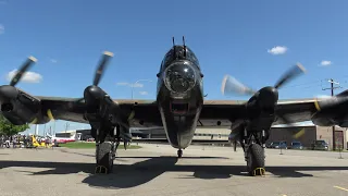Lancaster Bomber Engine Start