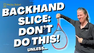 Why your Tennis Backhand Slice floats: You’ve fallen for the OPTICAL ILLUSION!