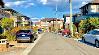 【4K】1 Hour Walk in Japanese Residential | Modern Japanese Houses (Meito Ward, Nagoya)