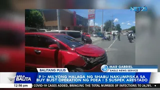 P 1-milyong halaga ng shabu nakumpiska sa buy bust operation ng PDEA ; 3 suspek arestado