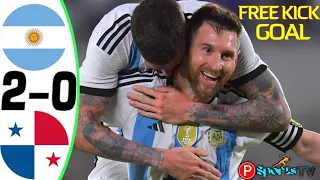 Argentina vs Panama 2-0 | All Goals & Highlights | Lionel Messi | P Sports TV | FIFA WORLD CUP 2022