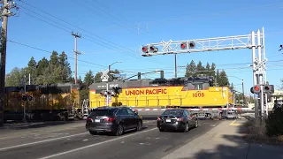 UPY 1008 Port Job Local, Olson Dr. Railroad Crossing, Rancho Cordova CA