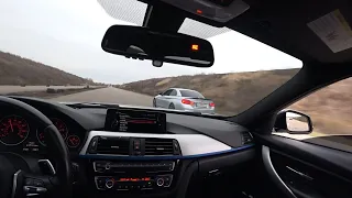 Заруба с BMW M4 .  Вкладыши М4 вышли из Чата .