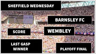 Watch Sheffield Wednesday Score Late Winner V Barnsley fc in playoff Final At Wembley Highlights