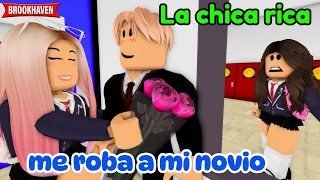 LA CHICA RICA ME ROBA A MI NOVIO | Roblox Brookhaven rp | Mini Pelicula - Historia de Roblox