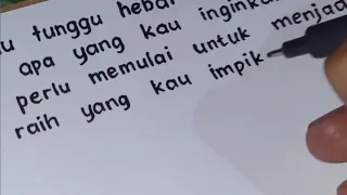 TULISAN YANG BERSIH