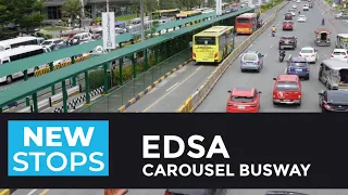 New EDSA bus stops!