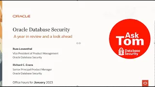 Oracle Database Security - A year in review and a look ahead