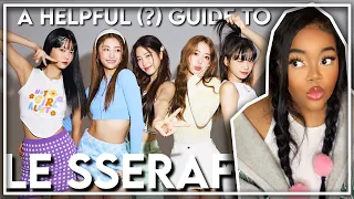 REACTING TO A GUIDE TO LESSERAFIM!!