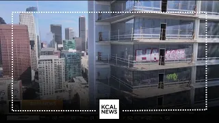 4 more arrests made in tagged high-rise building Downtown LA