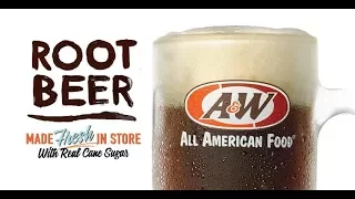 A&W root beer made fresh!