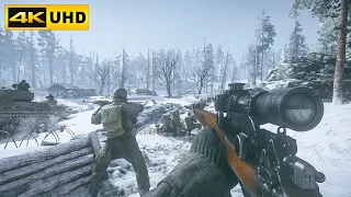 Battle Of The Bulge | Realistic Ultra High Graphics Gameplay [4K 60FPS UHD] Call of Duty