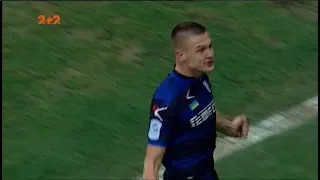 Черноморец - Заря - 1:1. Гол: Хобленко (71')