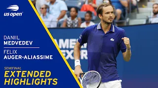 Daniil Medvedev vs Felix Auger-Aliassime Extended Highlights | 2021 US Open Semifinal
