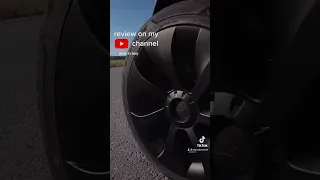 Tesla Wheel Covers - I changed the original hub caps to matte black covers on my Tesla Model Y