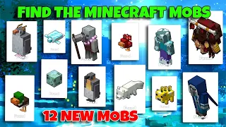 Find The Minecraft Mobs -  ALL 12 NEW MINECRAFT MOBS [Roblox]