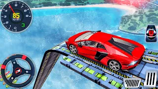 Mega Ramp Car Jumping Racing 3D - Vertical Impossible Car Stunts Driving - Android GamePlay