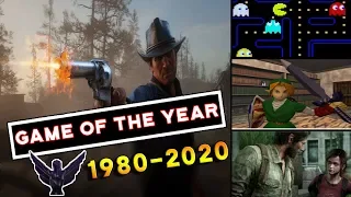 TODOS OS VENCEDORES DO GAME OF THE YEAR DE 1980 ATÉ 2020!