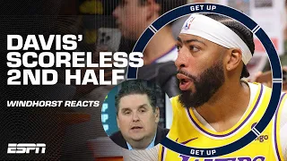 He is who he is! 👀 Brian Windhorst on Anthony Davis' SCORELESS 2nd half & the Lakers' loss | Get Up