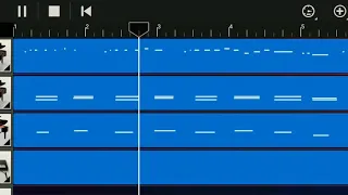Kabhi jo badal 🌧 barse song in piano cover🥰  (walkband app)