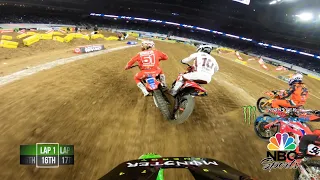 GoPro: Adam Cianciarulo | 2021 Monster Energy Supercross | Houston 1 | 450 Main Event Highlights