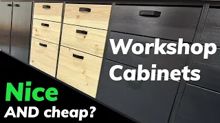 Great looking workshop cabinets from low quality lumber