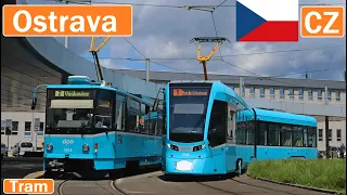 CZ - OSTRAVA TRAMS / Tramvaje v Ostravě 2020 [4K]