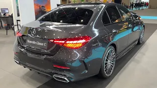 MERCEDES C-Class 2022 - FIRST LOOK & visual REVIEW (AMG Line, Graphite Grey) C200