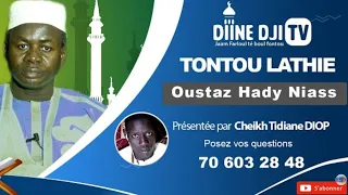 Tontou Lathie Oustaz Hady Niass  Par Cheikh T Diop 706032848
