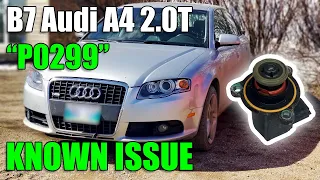 2008 Audi A4 2.0T "P0299" | Turbocharger Recirculation Valve N249