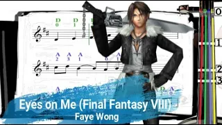 Eyes on Me | Faye Wong | Violin SHEET MUSIC [With Fingerings] | Final Fantasy VIII | 王菲 [Level 3]