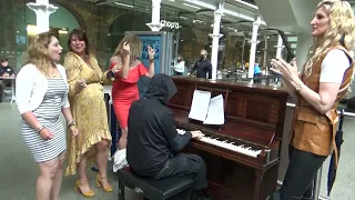 How To Excite Russian Homegirls At A Public Piano