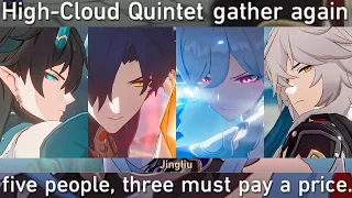 "FINAL BATTLE" HIGH CLOUD QUINTET Cutscene Honkai Star Rail | Jingliu, Blade, Dan Heng, Jing Yuan