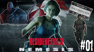 RESIDENTE EVIL 3 CLASSICO NEMESIS - PT #01 #jillvalentien #Gamezadaplay