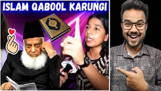 Khushbu Pandey Will Accept Islam 🤯 How To Learn Quran ? Dr Israr Ahmed Indian Reaction
